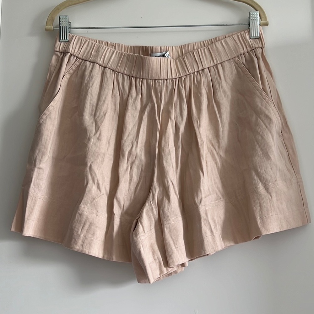 Vince Blush Pink Linen Shorts